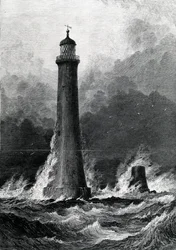 El Nuevo Faro Propuesto de Eddystone, ilustración de 