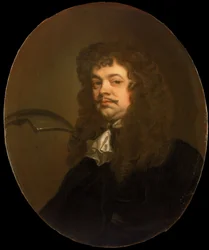 Un oficial de mar, c.1675 (óleo sobre lienzo)