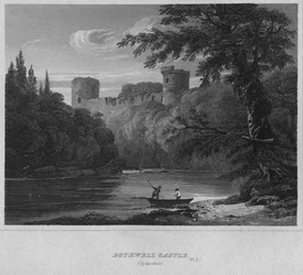 Castillo de Bothwell, Clydesdale, 1814