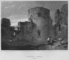 Castillo de Bothwell, Clydesdale, 1814