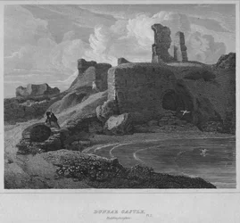 Castillo de Dunbar, Haddingtonshire, 1814