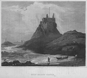 Castillo de Holy Island, 1814