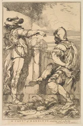 Un capitán de bandoleros enviando una partida de Quince grabados dedicados a..., 8 de diciembre de 1778