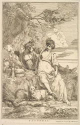 Pastoral de Quince grabados dedicados a Sir Joshua Reynolds, 8 de diciembre de 1778