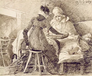 Una partida de backgammon, 19 de enero de 1809