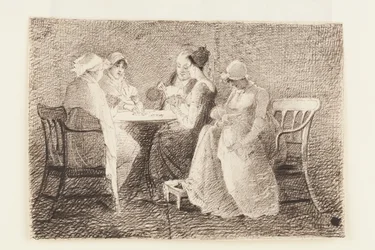 Una partida de cartas