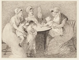 Juego de hilado de un niño, 1807