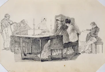 Una noche en casa, 1804