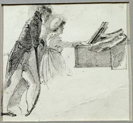 En el piano