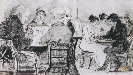 Cartas y ajedrez, 1815