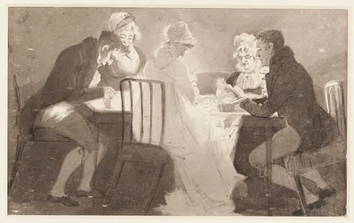 Grupo en una mesa, 1806