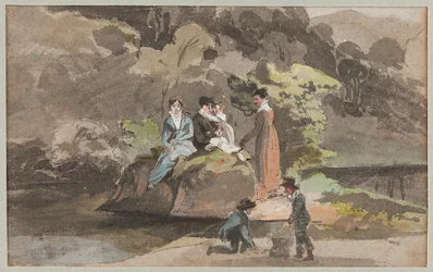 Grupo junto al agua, 1810