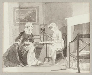 La Sra. H, Jessie y la joven Sophia