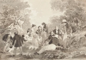 Picnic junto al lago, 1825