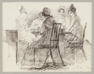 Grupo sentado, 1808