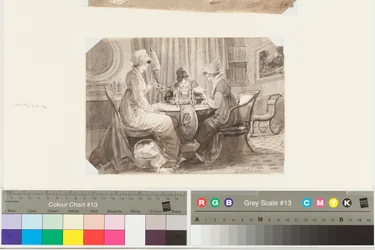 Hilando, leyendo y escribiendo, 17 de febrero de 1807