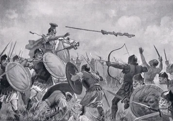 Una batalla romana con los volscos