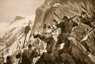 La batalla de Morgarten