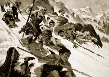 Los cimbrios en los Alpes