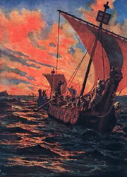 El Regreso de los Vikingos, ilustración de 