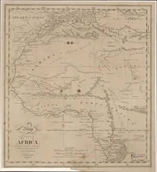 Mapa de parte de África - dibujado por las últimas autoridades para ilustrar la narración del capitán James Riley LOC 2009583840