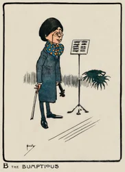 B el Presuntuoso / J. Hassall / Dibujo, 1903