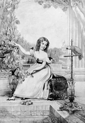 La Princesa Victoria a la edad de once años, 1901