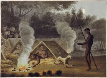 Reposo, grabado por Matthew Dubourg, publicado por Edward Orme, 1813