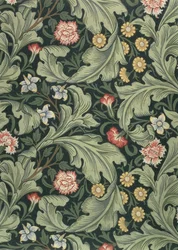 Papel tapiz de Leicester, diseñado por John Henry Dearle (1860-1932) para Morris and Company, 1911