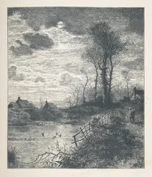 Placa 23. Un estanque, de 