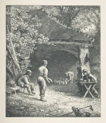 Placa 30. Escena pastoral, de 