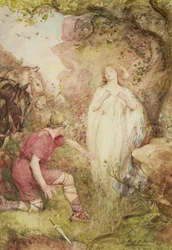 John Henry Frederick Bacon, 1909 - El rescate