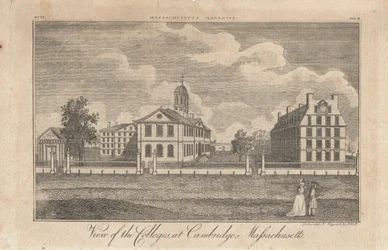 Vista de los colegios de Cambridge, Massachusetts