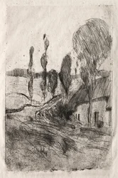 Paisaje francés, ca. 1884-89