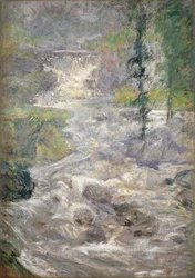 La fuente del arco iris, c.1890-1900 (óleo sobre lienzo)