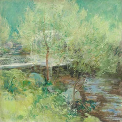 El puente blanco, después de 1895 (óleo sobre lienzo)