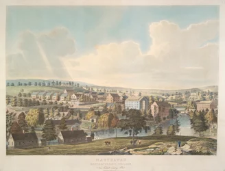 Matteawan. Village de fabricación, cerca de Fishkill Landing, N. York