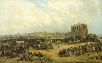 Antes de la Carrera (Carreras de Nottingham), 1865