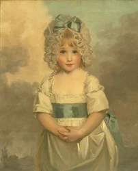 La señorita Charlotte Papendick de niña