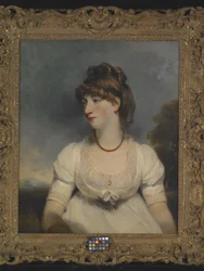 Retrato de la Srta. Fisher (óleo sobre lienzo)
