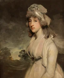 Retrato del Hno. lizabeth Diana Bridgeman, Sra. Gunning (1764-1810), c.1784-1810 (óleo sobre lienzo)