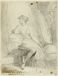 Mujer sentada