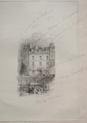 Alojamiento de Napoleón, Quai Conti, 1836