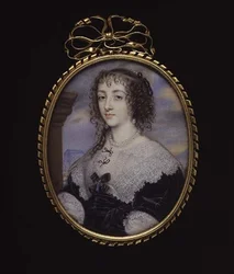 Reina Henrietta Maria, esposa del Rey Carlos I, c.1640