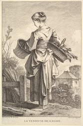 El vendedor de apio, 1741-63