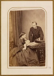El príncipe y la princesa Luis de Hesse