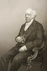 Andrew Reed (1788-1862) grabado por D.J. Pound de una fotografía, de 