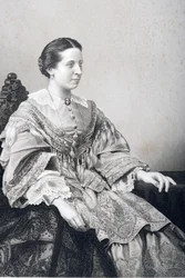 Clara Novello (1818-1908) grabado por D.J. Pound de una fotografía, de 
