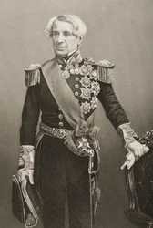 Edmund Lyons (1790-1858) grabado por D.J. Pound de una fotografía, de 