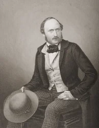 S.A.R. el Príncipe Alberto (1819-61) Príncipe Consorte de Gran Bretaña e Irlanda (grabado por D.J. Pound de una fotografía, de 